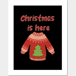 Christmas is here Posters and Art